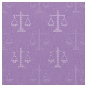 Modern Scales of Justice Pattern   Law Gifts Fabric