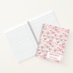 Modern School Floral Notebook