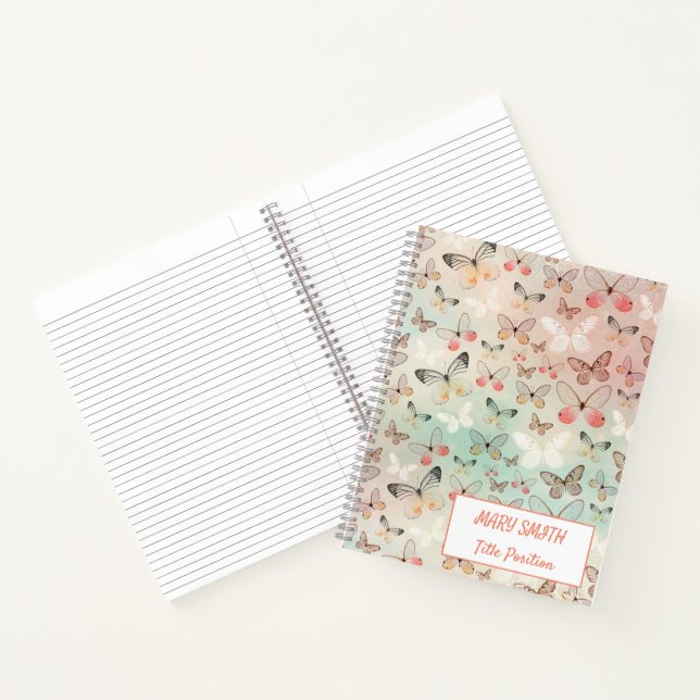 Modern School Floral Notebook (Inside)