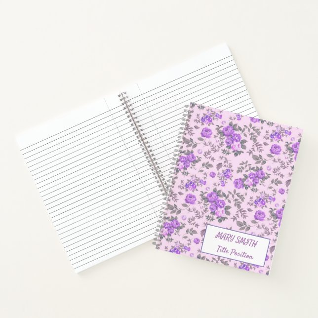 Modern School Floral Notebook (Inside)