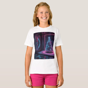 Modern Sci-Fi Holiday Design T-Shirt