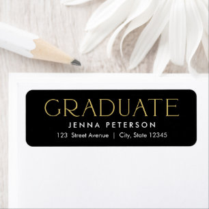 Modern Scrapbook Graduation Address Label