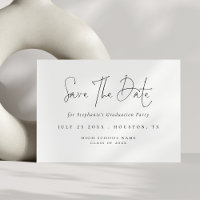 Modern Script 2024 Graduation Save The Date