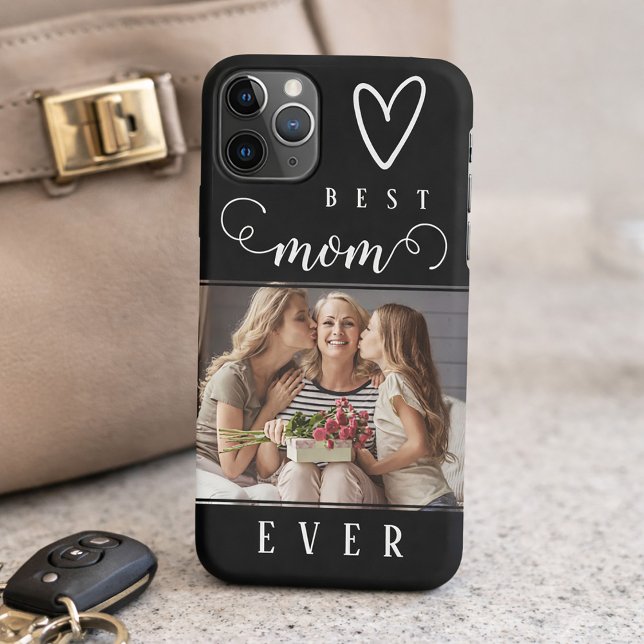 Modern Script Best Mum Ever Photo  Case-Mate iPhone Case (Modern Script Best Mom Ever Photo Case-Mate iPhone Case)