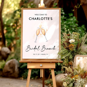 Modern Script   Bridal Brunch Welcome Sign