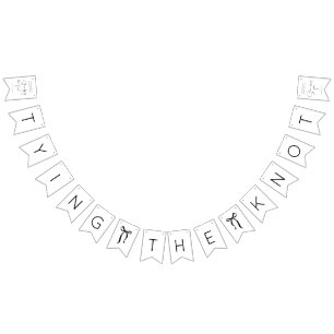 Modern Script Bridal Shower Bunting