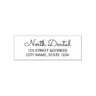 Modern Script Business Address