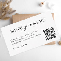 Modern Script Capture The Love QR code 