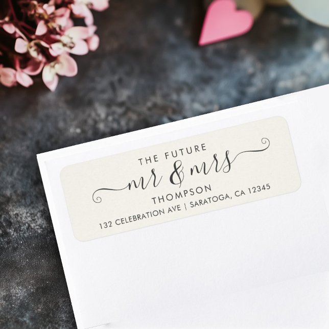 Modern Script Chic Future MR and MRS Elegant (Creator Uploaded)