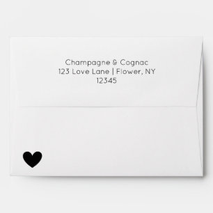 Modern Script Couples Shower Envelope
