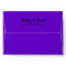 Modern Script Custom Wedding Invitation Envelope