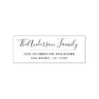 Modern Script | Cute Calligraphy Return Address