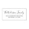 Modern Script | Cute Calligraphy Return Address