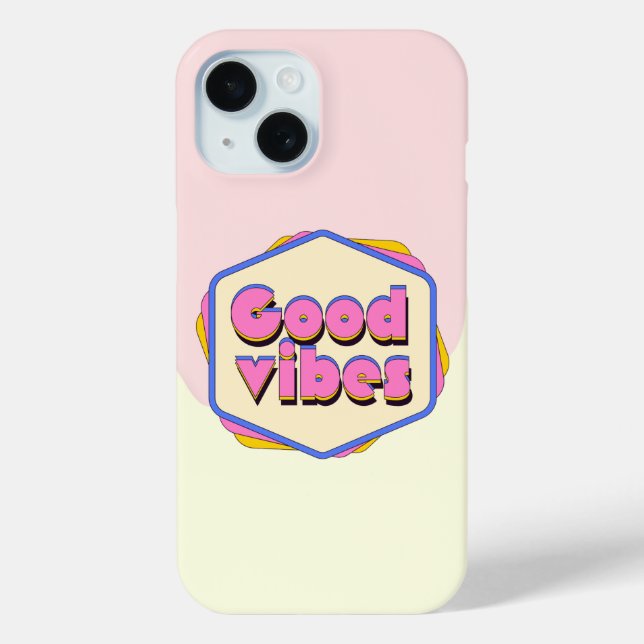 Modern Script Cute Phone Case | that’s my vibe (Back)