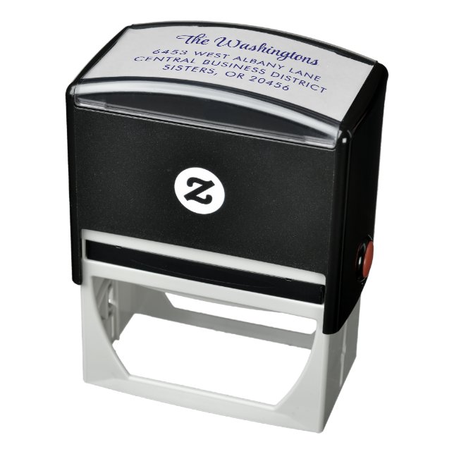 Modern Script Family Return Address Self-inking Stamp (Product)