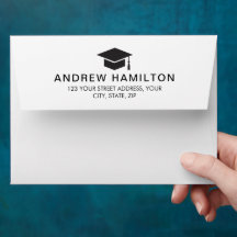 Modern Script Graduate Two Photo Graduation Cool