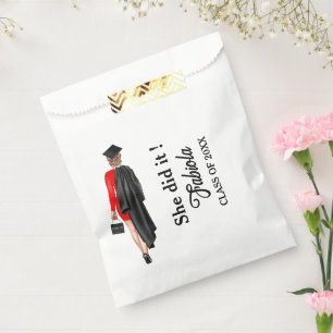 Modern Script Graduation Girl Party favour Bags
