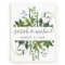 Modern Script Greenery Elegant Wedding Guest
