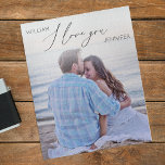 Modern Script I Love You Photo Jigsaw Puzzle<br><div class="desc">Surprise your special someone with an unforgettable gift! With this modern photo puzzle, you can show your love and appreciation with one simple gesture. The puzzle features your special photograph, and you can customise it even further with black font that says “I love you” and a white underlay. With just...</div>