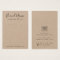 Modern script Kraft paper earring display card