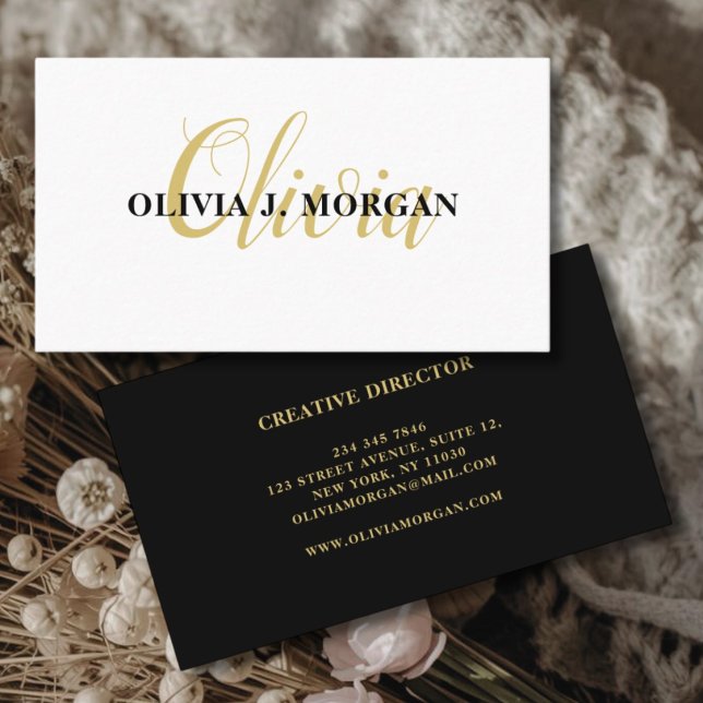 Modern script logo minimal professional name business card (Creator Uploaded)