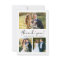 Modern Script Love Heart Wedding Photo Collage