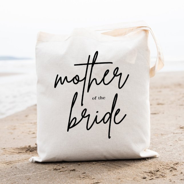 Modern Script Mother of the Bride Tote Bag (Creator Uploaded)