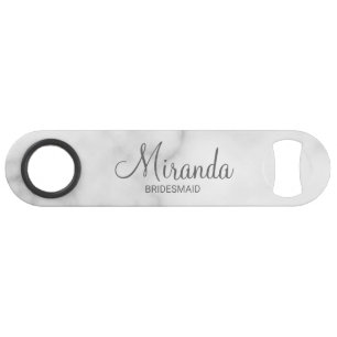 Modern Script Personalised Bridesmaid