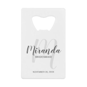 Modern Script Personalised Bridesmaid