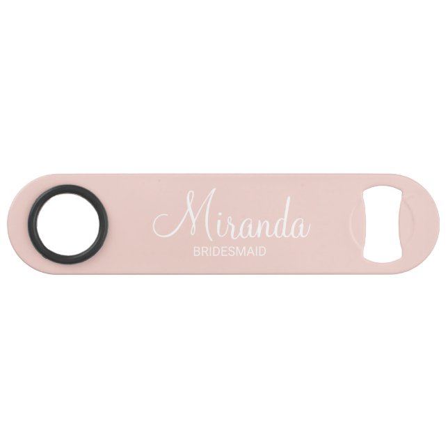 Modern Script Personalised Bridesmaid (Front (Horizontal))