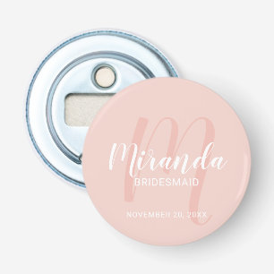 Modern Script Personalised Bridesmaid Bottle Opener