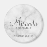 Modern Script Personalised Bridesmaid