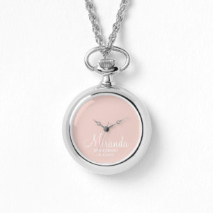 Modern Script Personalised Bridesmaid Watch