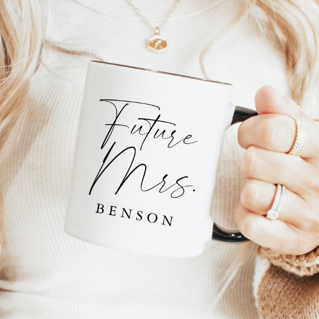 Modern Script Personalised Future Mrs. Mug (Creator Uploaded)