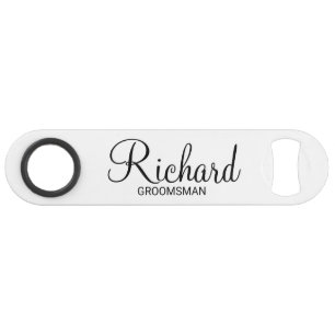 Modern Script Personalised Groomsman