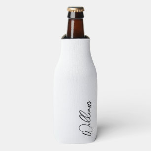 Modern Script Personalised Name Bottle Cooler
