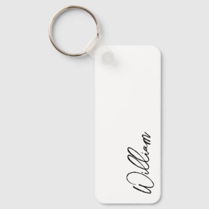 Modern Script Personalised Name Key Ring