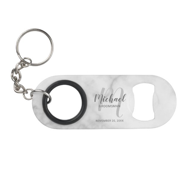 Modern Script Personalized Groomsman (Front (Horizontal))