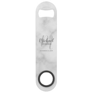Modern Script Personalized Groomsmen