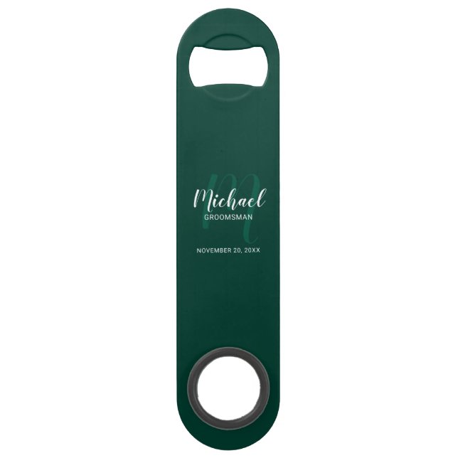 Modern Script Personalized Groomsmen (Front)