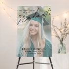 Modern Script Photo Graduation Welcome