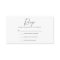 Modern Script RSVP Card