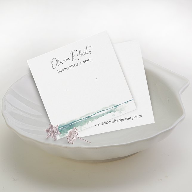 Modern Script Stud Earring Display Card (Modern Script Stud Earring Display Card)