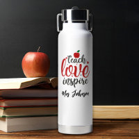 Modern Script Teach Love Inspire Teacher