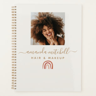 Modern Script Trendy Rainbow Photo Planner