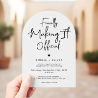 Modern Script Typography | Joyful Arch Wedding
