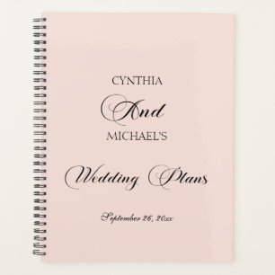 Modern Script Wedding Planner