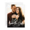 Modern Script Wedding Save The Date Photo