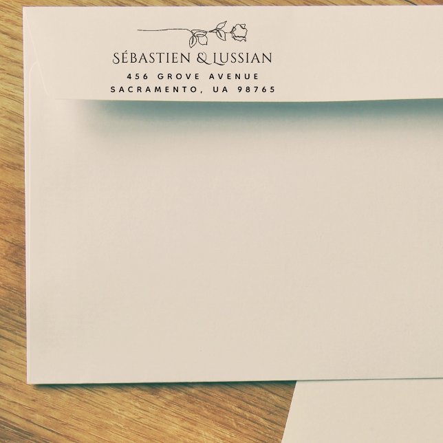  Modern Script Wedding Self-inking Stamp (Creator Uploaded)