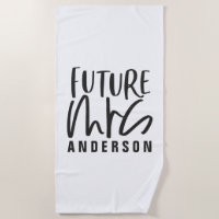 Modern script writing future mrs engagement